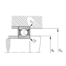 S 6207-2Z, (j) DIN 625-1 ˜ʵҪߴ, ɂg϶ܷ