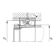 {(dio)ĝLS 24056-B-K30-MB, (j) DIN 635-2 ˜ʵҪߴ, FףF 1:30